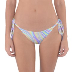 Pastel Color Stripes  Reversible Bikini Bottom by SpinnyChairDesigns