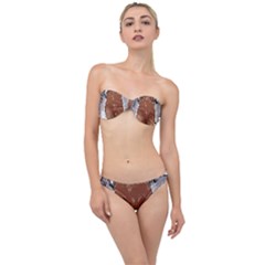 Sexy Boobs Breast Cleavage Woman Classic Bandeau Bikini Set by HermanTelo