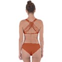 True Rust Color Criss Cross Bikini Set View2