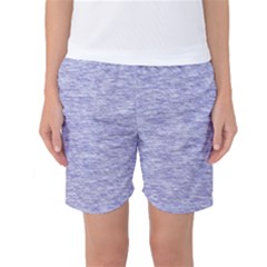 Light Purple Color Textured Women s Basketball Shorts by SpinnyChairDesigns