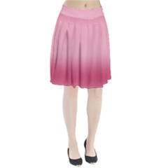 Blush Pink Color Gradient Ombre Pleated Skirt by SpinnyChairDesigns