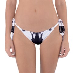 Rorschach Inkblot Pattern Reversible Bikini Bottom by SpinnyChairDesigns