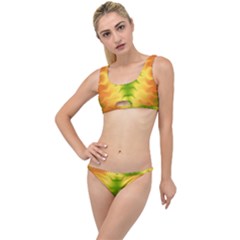 Lemon Lime Tie Dye The Little Details Bikini Set by SpinnyChairDesigns