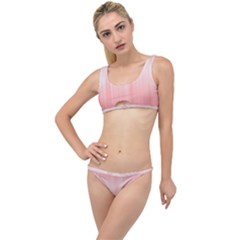 Fresh Pink Ombre The Little Details Bikini Set by SpinnyChairDesigns