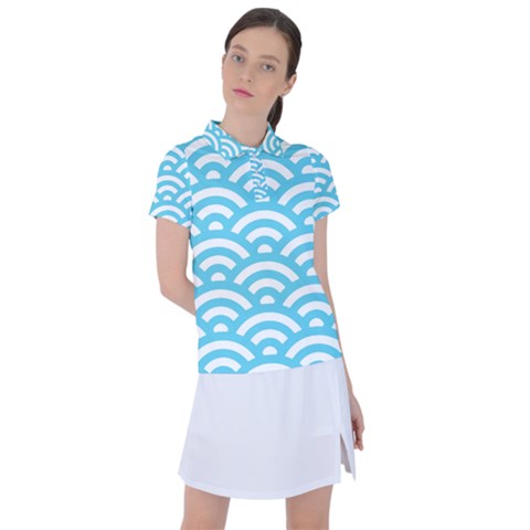 Waves Women s Polo Tee by Sobalvarro