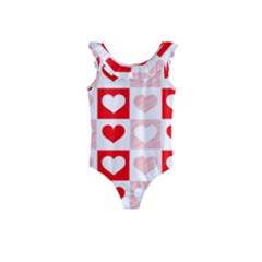 Hearts  Kids  Frill Swimsuit by Sobalvarro