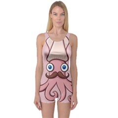 Squid Chef Cartoon One Piece Boyleg Swimsuit by sifis
