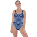 Royal Blue Swirls Bring Sexy Back Swimsuit View1