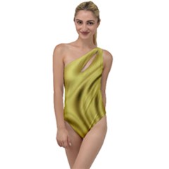 Golden Wave  To One Side Swimsuit by Sabelacarlos