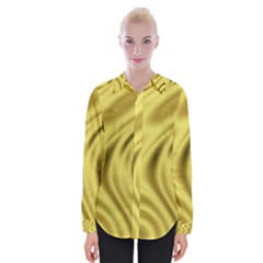 Golden Wave Womens Long Sleeve Shirt