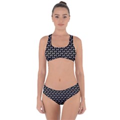 Daisy Black Criss Cross Bikini Set