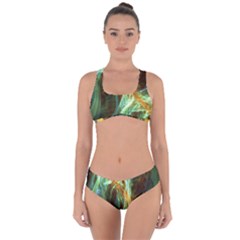 Abstract Illusion Criss Cross Bikini Set by Sparkle