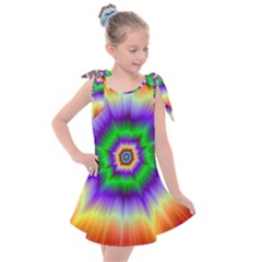 Psychedelic Big Bang Kids  Tie Up Tunic Dress by Filthyphil