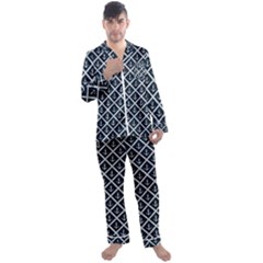 Anchors  Men s Long Sleeve Satin Pyjamas Set by Sobalvarro