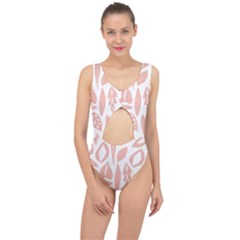 Blush Orchard Center Cut Out Swimsuit by andStretch