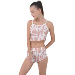 Blush Orchard Summer Cropped Co-ord Set by andStretch