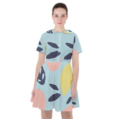 Orchard Fruits Sailor Dress by andStretch