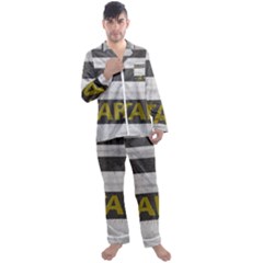Asphalt Begin Bright Expectation Men s Long Sleeve Satin Pyjamas Set by HermanTelo