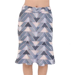 Modern Triangles Short Mermaid Skirt