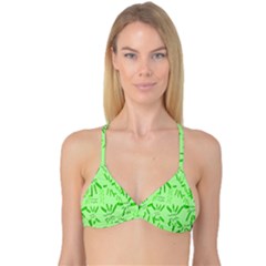 Electric Lime Reversible Tri Bikini Top