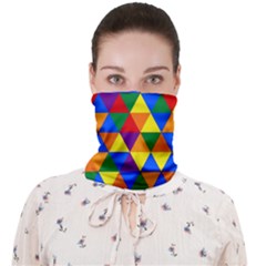 Gay Pride Rainbow Alternating Triangles Face Covering Bandana (adult) by VernenInk