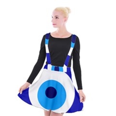 Evil Eye Suspender Skater Skirt by abbeyz71