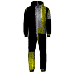 Abstract Tiles Hooded Jumpsuit (men)  by essentialimage