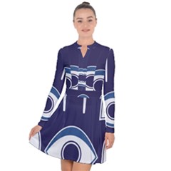 Hamsa Long Sleeve Panel Dress by abbeyz71