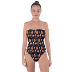 Halloween Tie Back One Piece Swimsuit by Sparkle