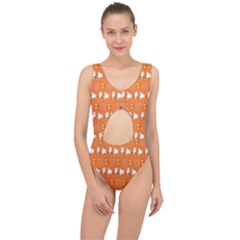 Halloween Center Cut Out Swimsuit by Sparkle