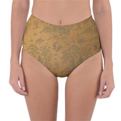 Georgian Wall Reversible High-waist Bikini Bottoms