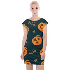 Halloween Cap Sleeve Bodycon Dress by Sobalvarro