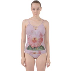 Rose Cactus Cut Out Top Tankini Set by goljakoff