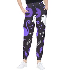 Halloween Party Seamless Repeat Pattern  Tapered Pants by KentuckyClothing