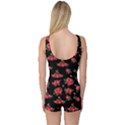 Red Roses One Piece Boyleg Swimsuit View2