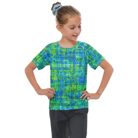 Mosaic Tapestry Kids  Mesh Piece Tee by essentialimage