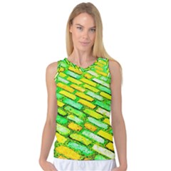 Diagonal Street Cobbles Women s Basketball Tank Top by essentialimage
