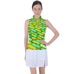 Diagonal Street Cobbles Women s Sleeveless Polo Tee by essentialimage