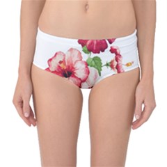 Flawers Mid-waist Bikini Bottoms by goljakoff
