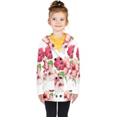 Flawers Kids  Double Breasted Button Coat by goljakoff