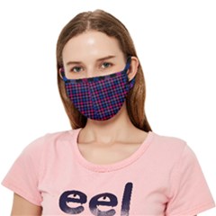 Bisexual Pride Checkered Plaid Crease Cloth Face Mask (adult) by VernenInk