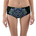 Calm In The Flower Forest Of Tranquility Ornate Mandala Reversible Mid-Waist Bikini Bottoms View3