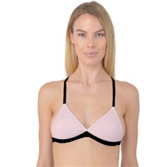 Soft Bubblegum Pink & Black - Reversible Tri Bikini Top by FashionLane