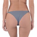 Steel Grey & White - Reversible Bikini Bottom View2