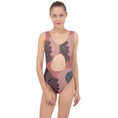 Illustrations Of Love And Kissing Women Center Cut Out Swimsuit by Alisyart
