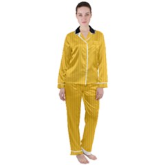 Aspen Gold - Satin Long Sleeve Pyjamas Set by FashionLane