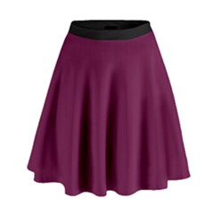 Boysenberry Purple - High Waist Skirt by FashionLane