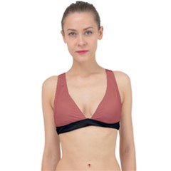 Blush Red - Classic Banded Bikini Top by FashionLane