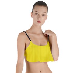 Bumblebee Yellow - Layered Top Bikini Top  by FashionLane