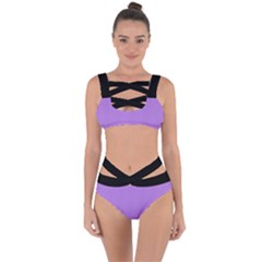 Floral Purple - Bandaged Up Bikini Set  by FashionLane